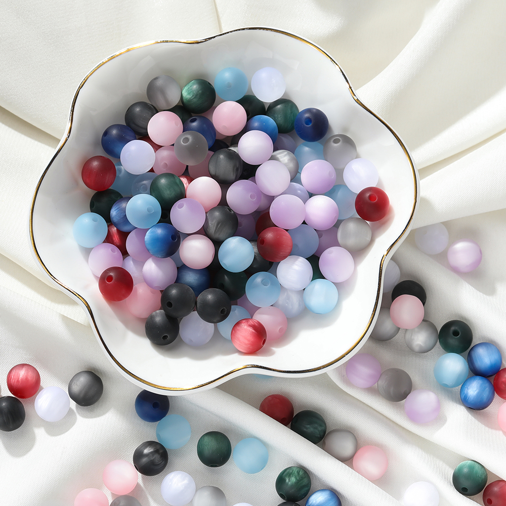 10pcs/Lot 8/10mm Resin Cat Eye - Resin Art Bracelet 评论和价格