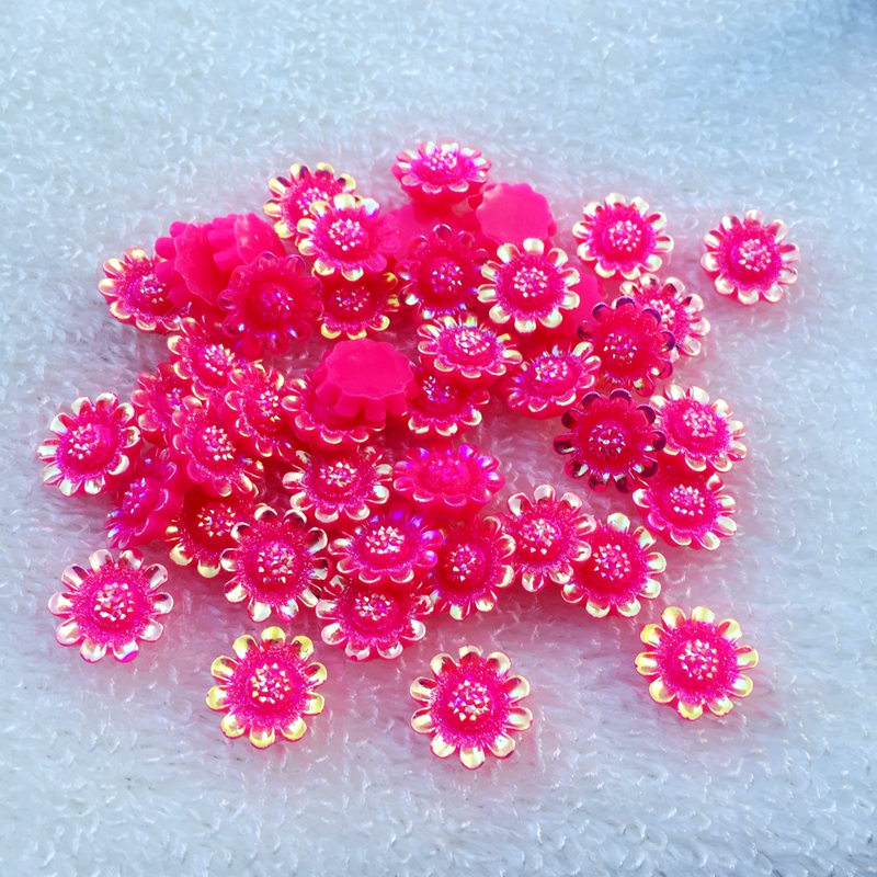12mm AB resin flower design rh - Resin Art Design For Wedding 评论和价格