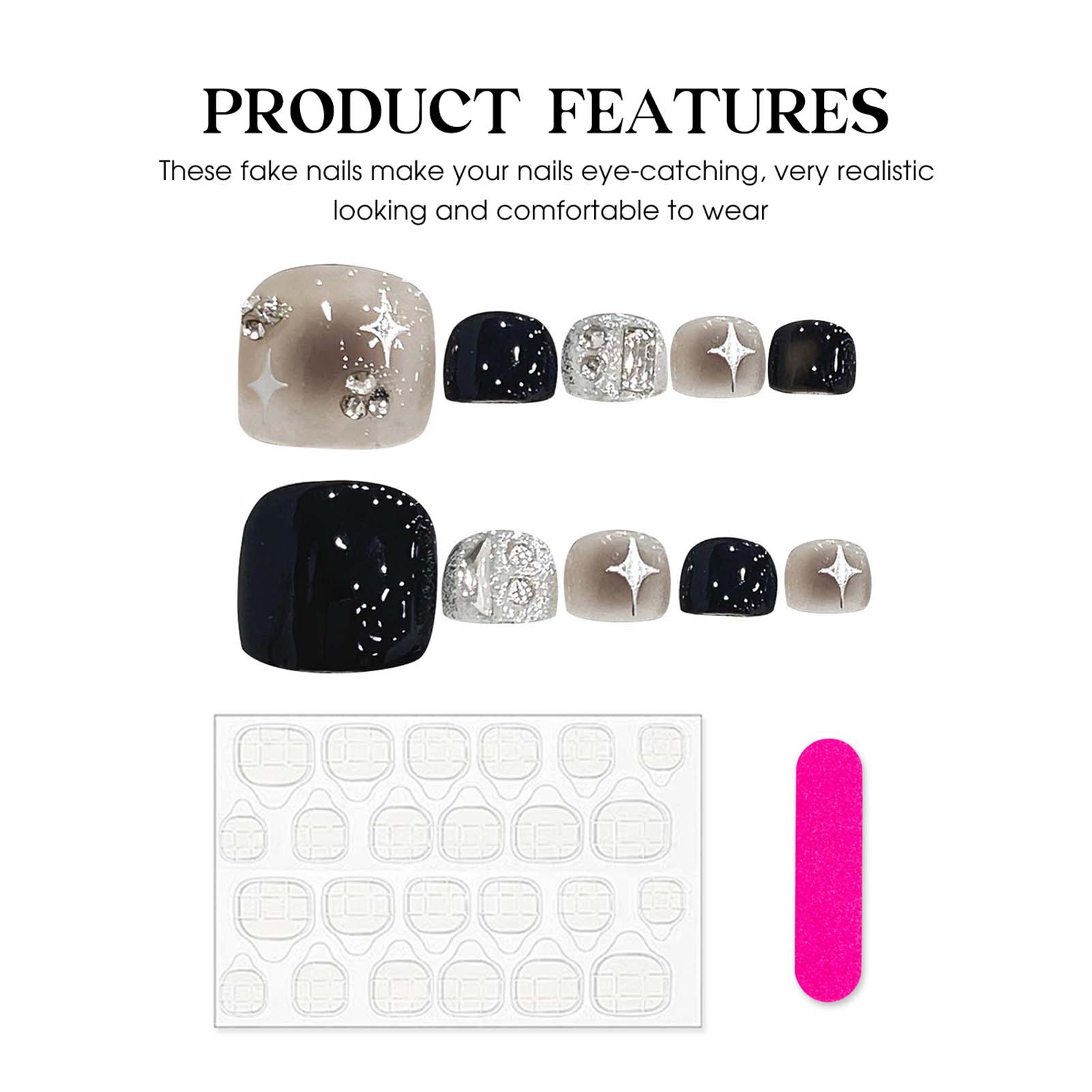 10pcs Glossy Square Fake Toena - Resin Art Glitter 评论和价格